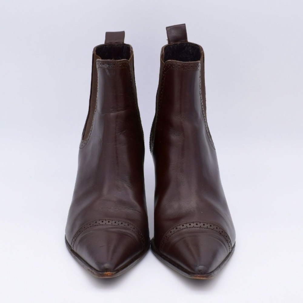 Ralph Lauren brown booties